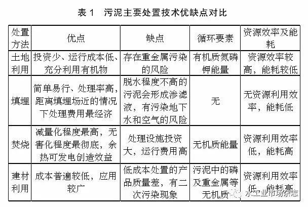 城镇污水处置惩罚厂污泥处置惩罚处置惩罚现状浅议